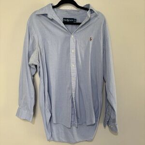 Ralph Lauren Blue Casual Button Down Shirt